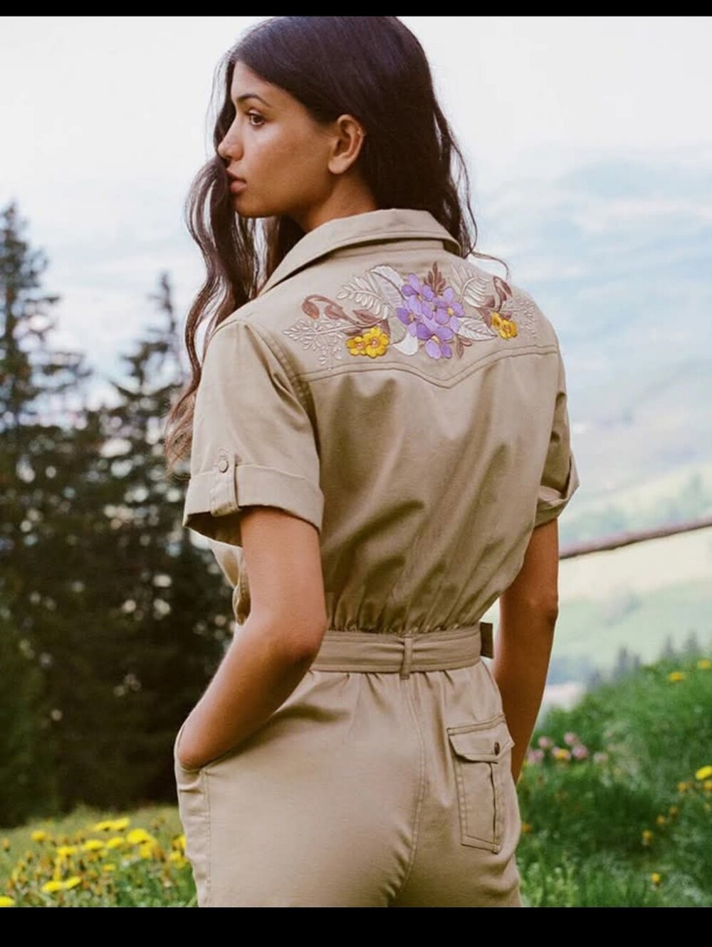 🍂Spell Foxglove Embroidered Coveralls🍂